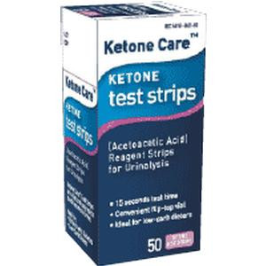 Nipro Ketone Care&#226;&#8222;&#162; Blood Glucose Test Strip, Ketones, 15 sec Read Time, 6 Level Color Chart
