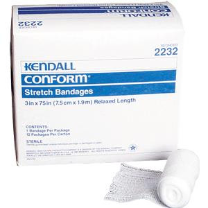 Kendall Conform&#226;&#8222;&#162; Bandage, Sterile, Soft Pouch, Low Lint, High Absorbency, Moderate Stretch, 6&quot; x 75&quot;