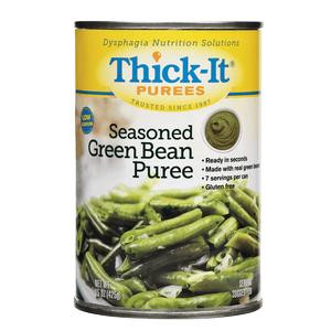 Thick-it Seasoned Green Beans Puree 15 Oz. Can