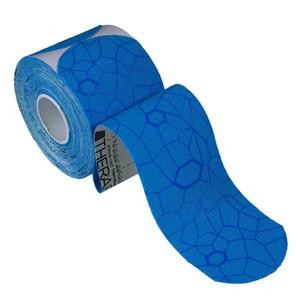Theraband Kinesiology Tape, Pre-cut Roll, Blue/blue, 2&quot; X 16.4&quot;