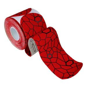 Theraband Kinesiology Tape, Pre-cut Roll, Red/black, 2&quot; X 16.4&quot;