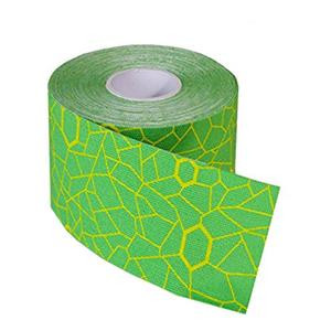 Theraband Kinesiology Tape, Pre-cut Roll, Green/yellow, 2&quot; X 16.4&quot;