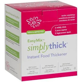 Simplythick Easymix Gel Thickener, Honey Consistency, 12 Gram Packet
