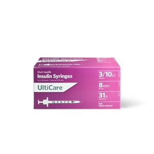 Ulticare Syringe 31g X 5/16&quot;, 3/10 Ml (90 Count)