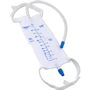 Cardinal Health Leg Bag With Twist Valve, 18&quot; Tubing And Straps, 900 Ml