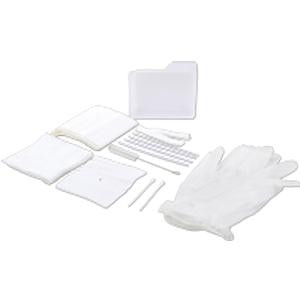 Cardinal Health Essentials&#226;&#8222;&#162; Tracheostomy Care Tray with PVC Powder-Free Gloves