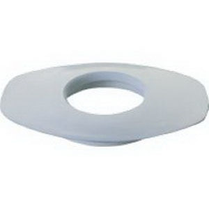 All-Flexible Oval Convex Mounting Ring 1-1/8&quot; Opening, 3-3/4&quot; x 2-3/4&quot;, Green Neoprene Rubber
