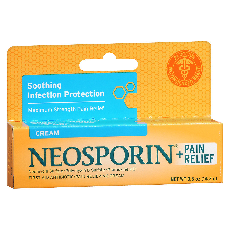 Neosporin Antibiotic Ointment Plus Pain Relief, Maximum Strength, 1.0 Oz.