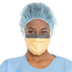 FLUIDSHIELD* Level 3 Fog-Free Surgical Mask, WrapAround Visor( Box of 25)