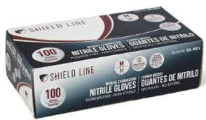 Shieldline Nitrile Gloves X-Small Blue