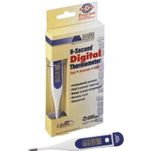 Digital Thermometer 9 Second Reading Large Slim