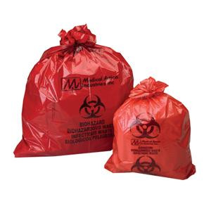 Biohazardous Bag, 1.2 Ml, 33 X 40, Red