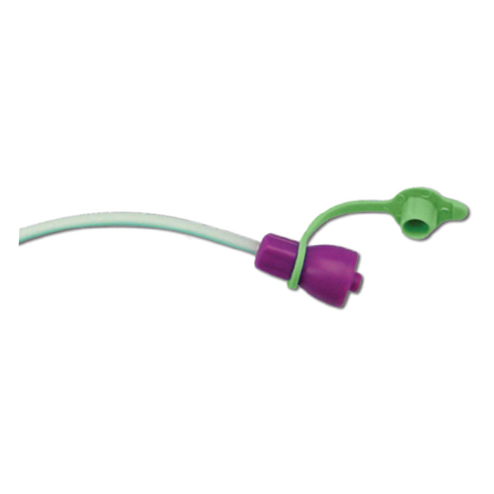 Nutrisafe 2 Pvc Feeding Tube With Radiopaque Line 6 Fr 49&quot; (125cm) 1.45 Ml Prime, Closed End