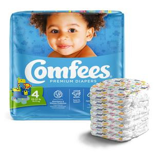 Comfees Baby Diapers - Size 4