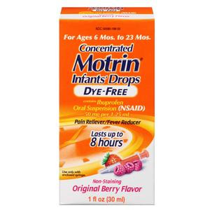 Motrin Pain Reliever/fever Reducer, Infants&#39; Drops, Berry Flavor, 1 Oz