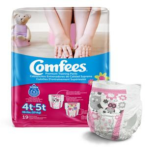 Comfees Girl Training Pants - Size 4t-5t