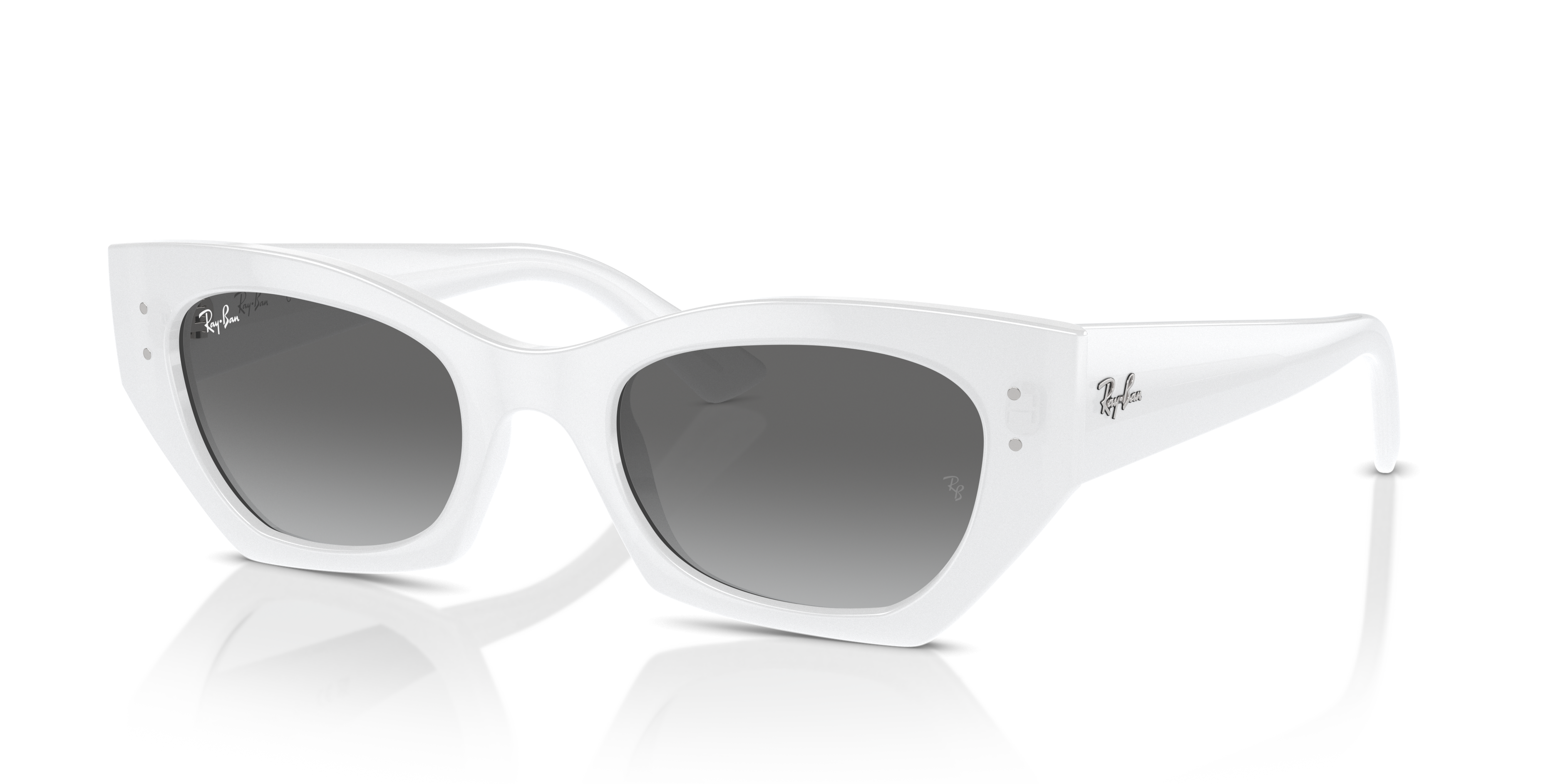 Ray-Ban Unisex Rb4430 White Snow Size: Small