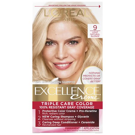 L'Oreal Paris Excellence Creme Permanent Triple Care Hair Color - 1.0 set