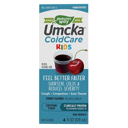 Nature's Way Cold Care Kids Syrup Cherry - 4.0 fl oz