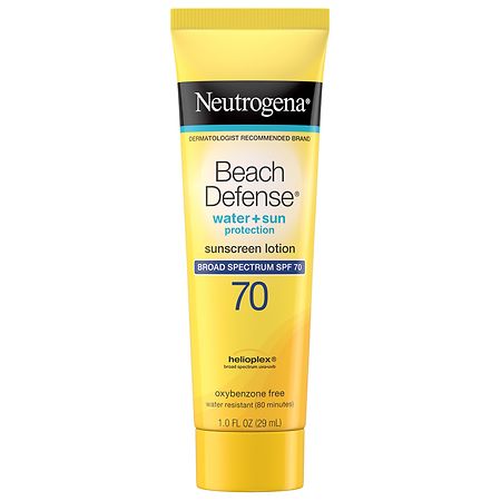 Neutrogena Beach Defense Body Sunscreen Lotion With SPF 70 - 1.0 fl oz