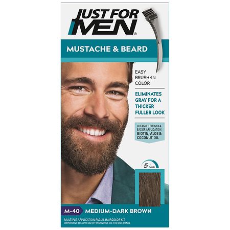 Just For Men Mustache & Beard Color - 1.0 ea