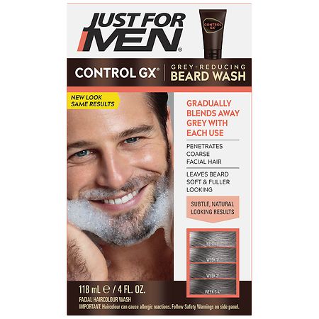 Just For Men Grey-Reducing Beard Wash - 4.0 fl oz