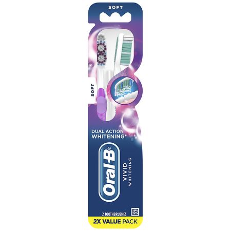 Oral-B Vivid Whitening Manual Toothbrush - 2.0 ea