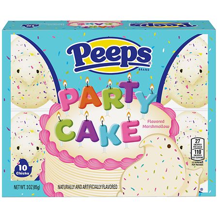 Peeps Party Cake Flavored Marshmallow Chicks - 3.0 oz