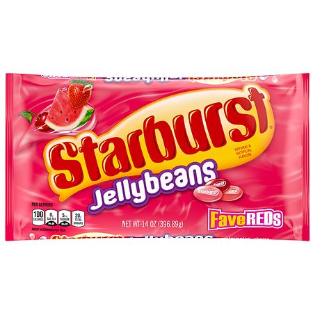 Starburst FaveREDS Jelly Beans Chewy Easter Candy FaveREDS - 14.0 oz