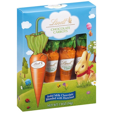 Lindt Easter Milk Chocolate Carrots - 1.9 oz