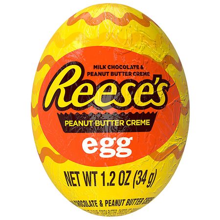Reese's Peanut Butter Creme, Easter Candy, Egg Milk Chocolate - 1.2 oz
