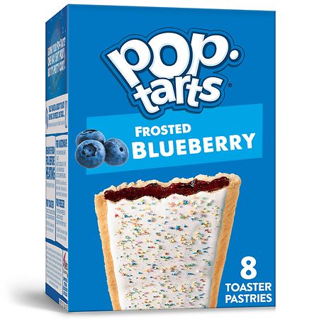 Pop Tarts Breakfast Toaster Pastries Frosted Blueberry - 8.0 ea