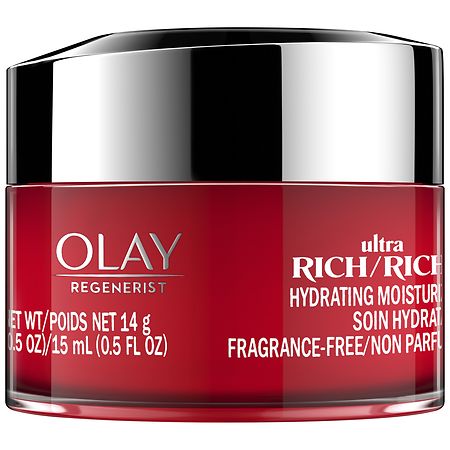Olay Regenerist Ultra Rich Face Moisturizer Fragrance-Free - 0.5 OZ