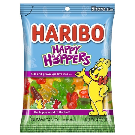 Haribo Easter Happy Hoppers Candy Assorted - 4.0 oz