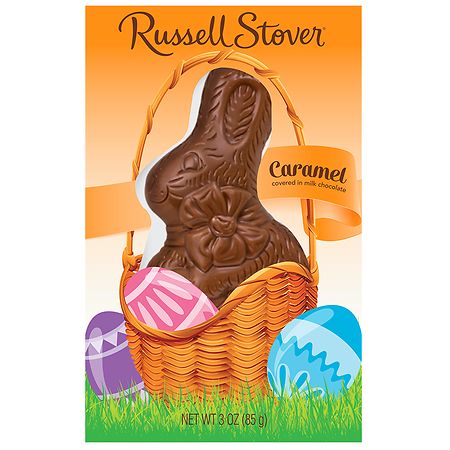 Russell Stover Easter Bunny Caramel Milk Chocolate - 3.0 oz