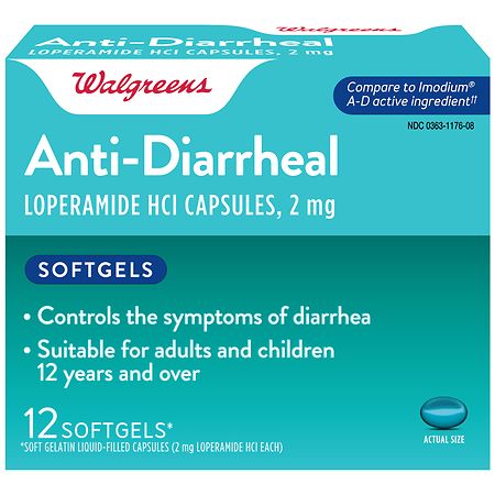Walgreens Anti-Diarrheal Softgels - 12.0 ea