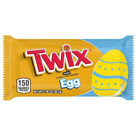 Twix Cookie Easter Egg Candy Caramel Chocolate - 1.06 oz