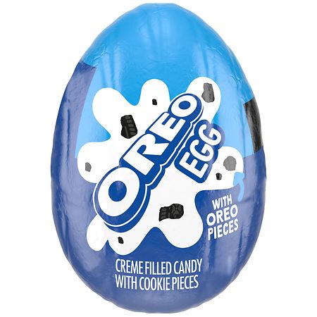Oreo Easter Creme Filled Candy Egg with Cookie Pieces - 1.09 oz