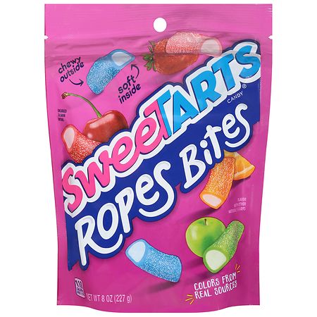Sweetarts Ropes Bites Candy Fruit - 8.0 oz
