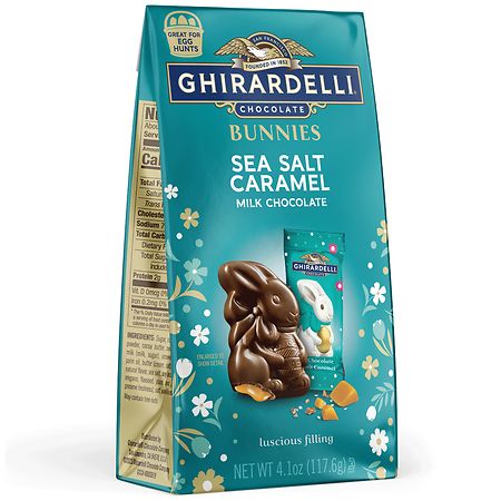 Ghirardelli Bunny Bag Milk Chocolate & Sea Salt Caramel - 4.1 oz
