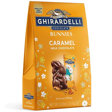 Ghirardelli Bunnies Milk Chocolate & Caramel Bunny - 0.69 oz
