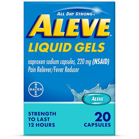 Aleve Pain Reliever & Fever Reducer Liquid Gels - 20.0 ea