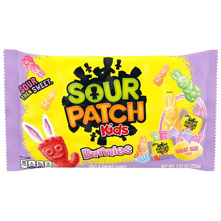 Sour Patch Bunnies Soft & Chewy Candy Assorted - 7.93 oz