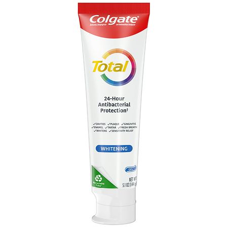 Colgate Total Total Whitening Toothpaste Gel Mint - 5.1 oz