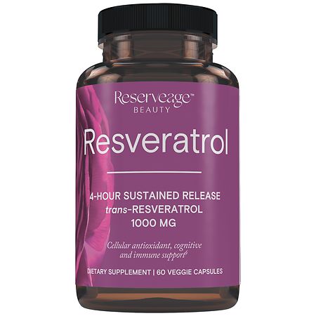Reserveage Beauty Resveratrol 1,000 mg - 60.0 ea