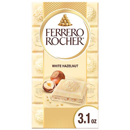 Ferrero Rocher Candy Bar White Hazelnut - 3.1 oz