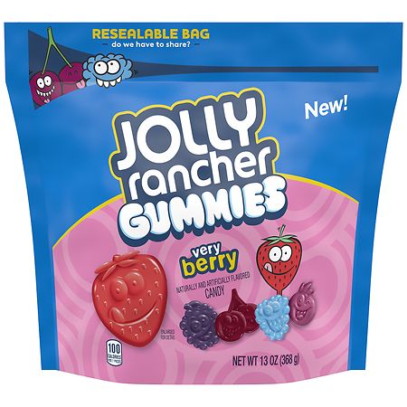Jolly Rancher Gummies Candy Very Berry - 13.0 oz