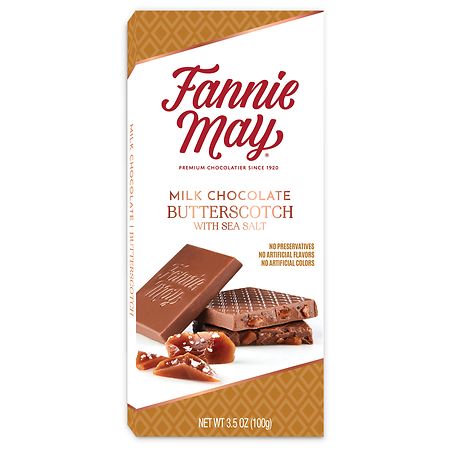 Fannie May Milk Chocolate Butterscotch Tablet - 3.5 oz