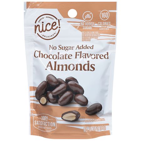 Nice! No Sugar Added Almonds Chocolate - 3.5 OZ