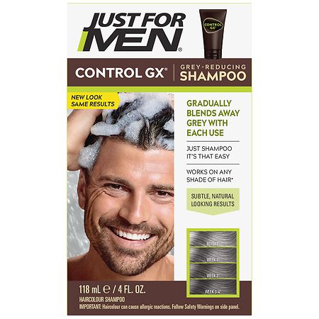 Just For Men ControlGX Grey Reducing Shampoo - 4.0 fl oz